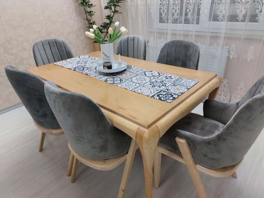 میزنهارخوری مدل سبدی چوبی|میز و صندلی غذاخوری|تهران, شهید رجایی|دیوار