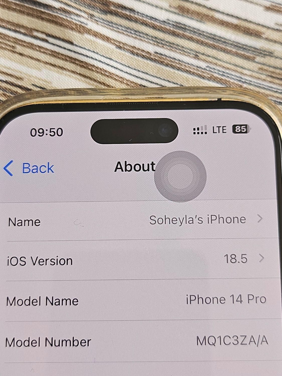 IPhone 14 pro 256 g zaa روکش شده با طلای 24عیار|موبایل|اصفهان, مسجد مصلی|دیوار