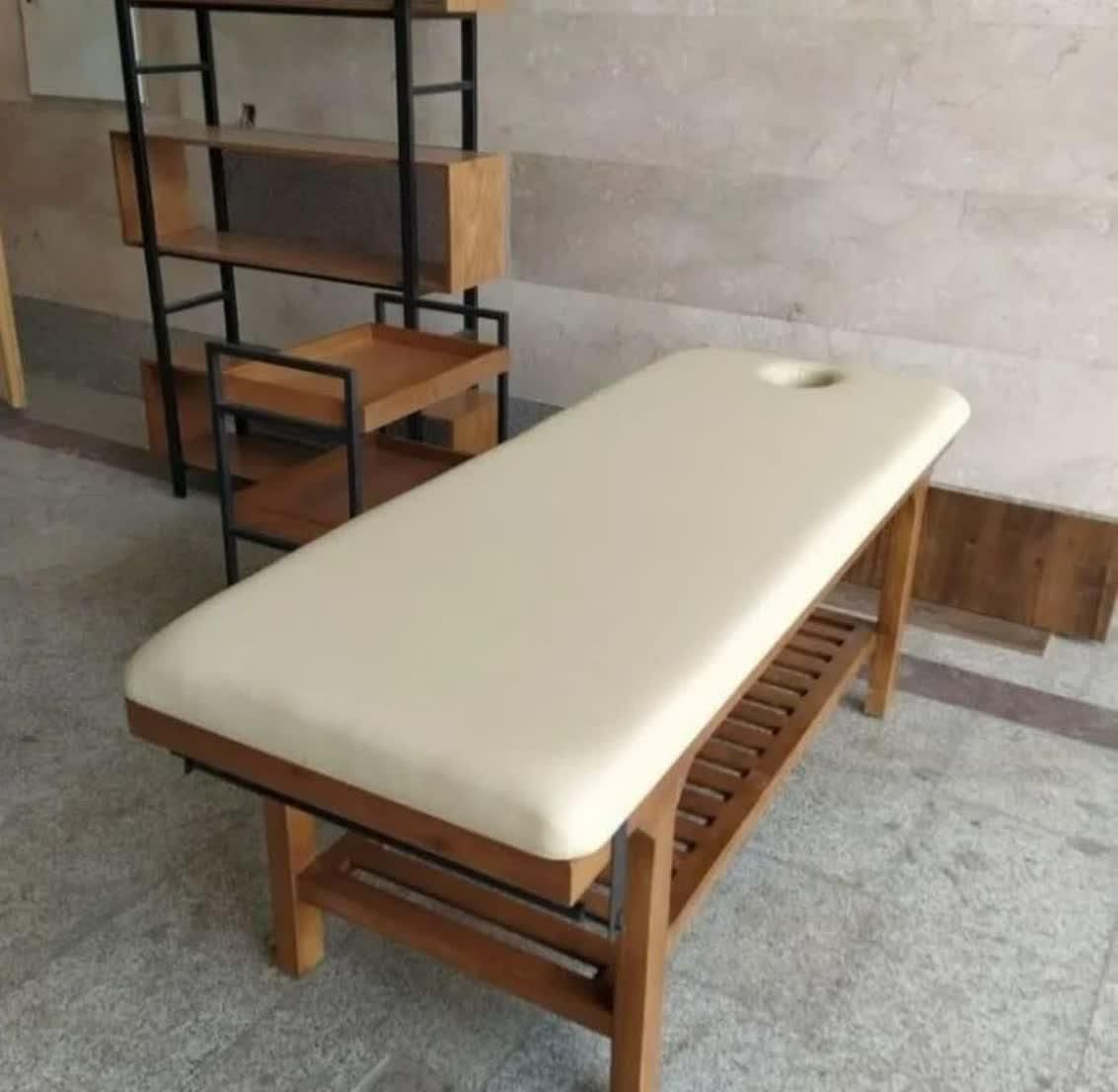 تخت ماساژ چوبی پاوان طب|آرایشی، بهداشتی، درمانی|اصفهان, دستگرده|دیوار