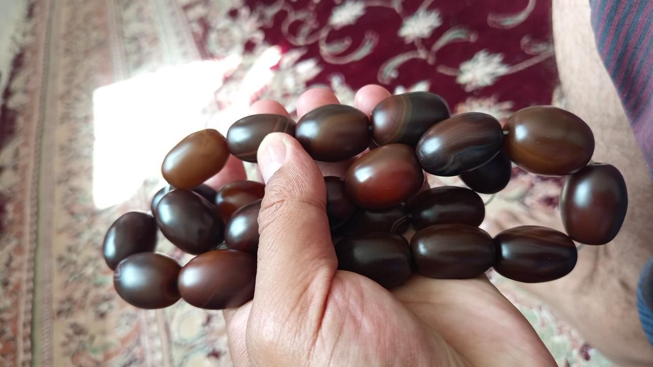 مهره گردنی موکلدار بسیار کهنه نایاب اصل و قدیمی|جواهرات|چناران, |دیوار
