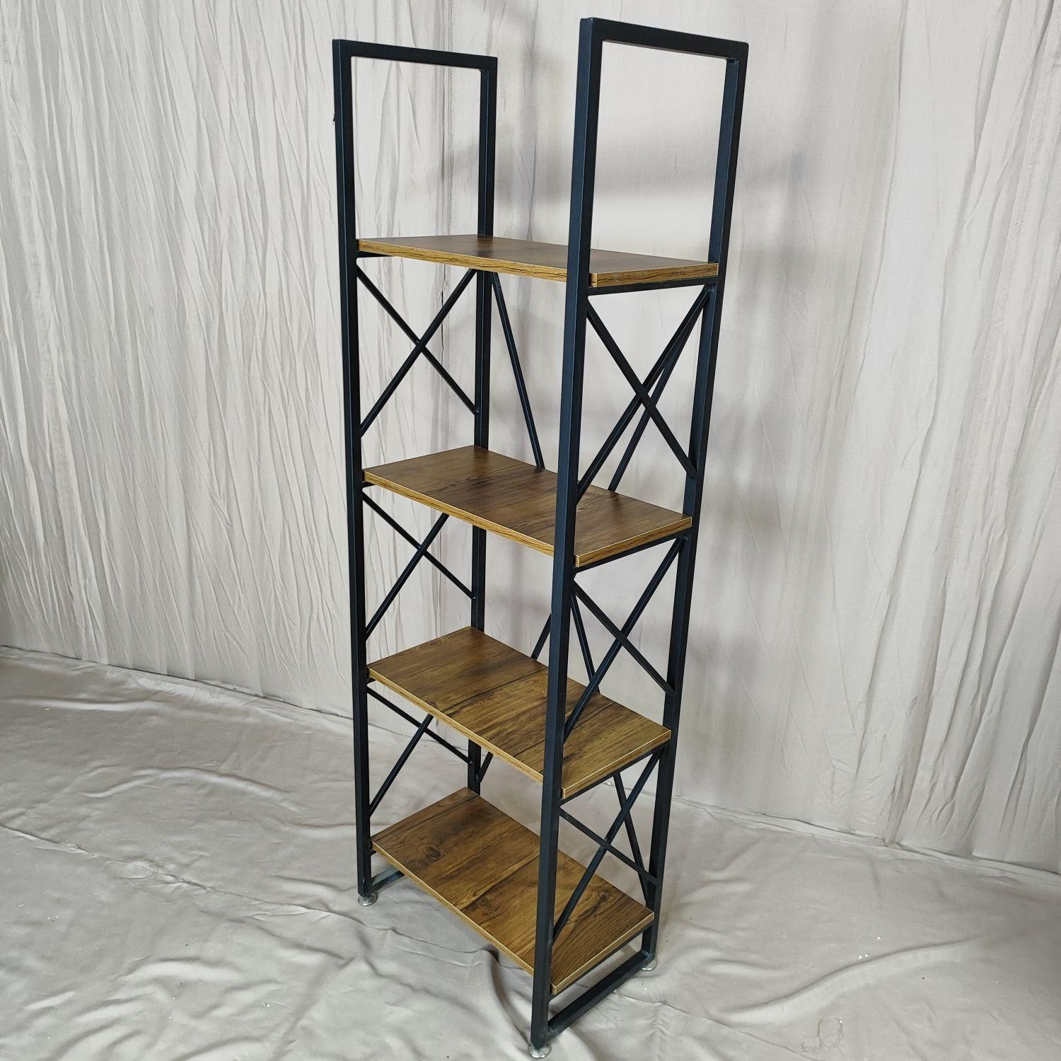 کتابخانه 3 شلف 3 طبقه2 ویترین2 چوب و فلز1|کتابخانه، شلف، قفسه‌های دیواری|اصفهان, رهنان|دیوار