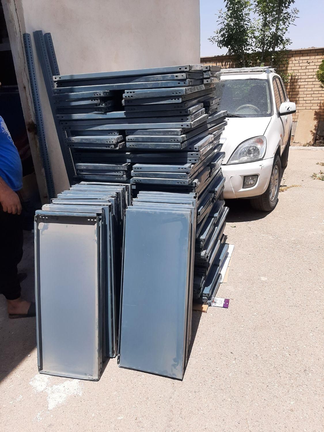 فروش قفسه انباری قفسه سوپری درحدنو قفسه فلزی|فروشگاه و مغازه|تهران, خزانه|دیوار