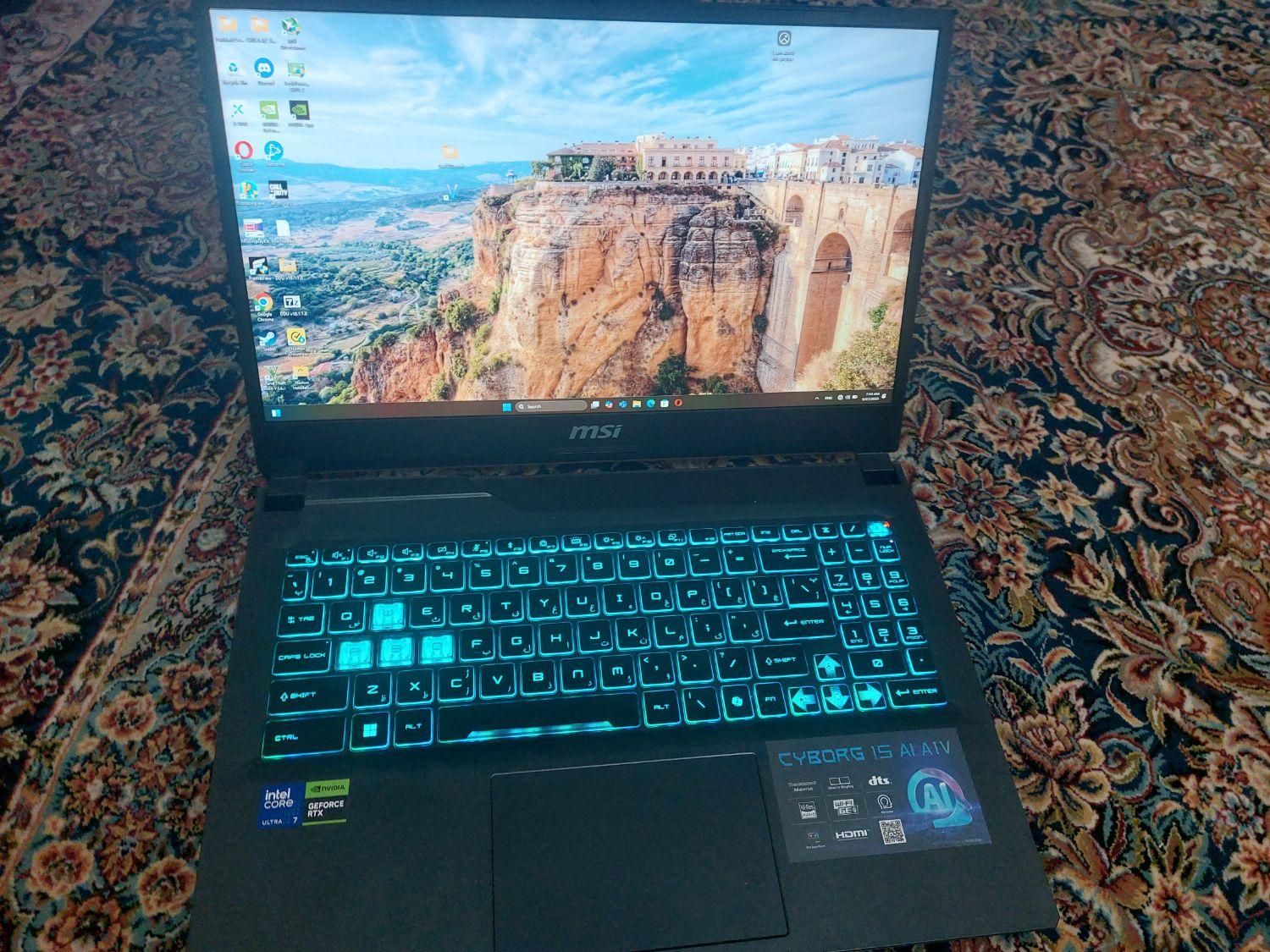 لپتاپ msi مدل Cyborg 15 ai a1v|رایانه همراه|تهران, سهروردی|دیوار