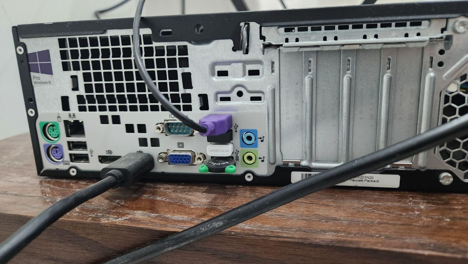 مینی کیس hp مجهز AMD A8-7600، رم 8 و SSD 256|رایانه رومیزی|مشهد, وکیل‌آباد|دیوار