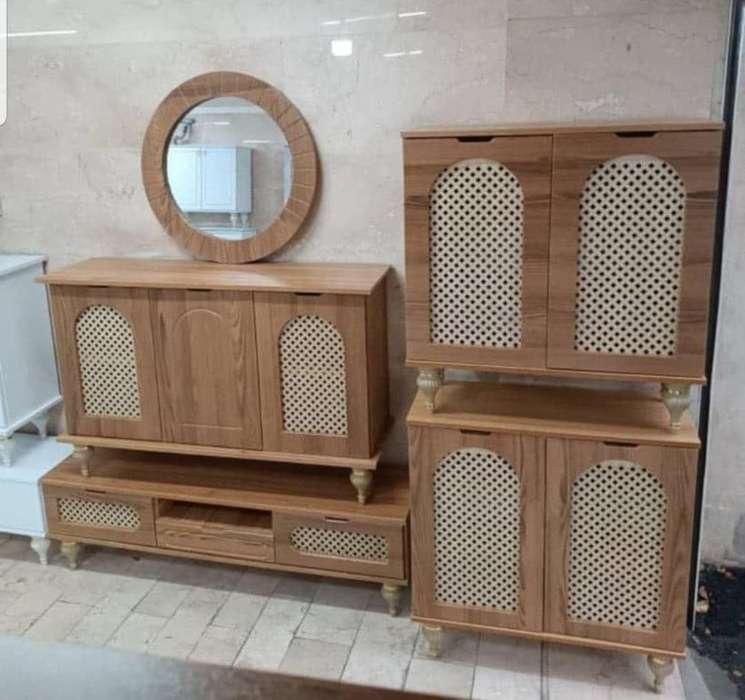 ست اینه کنسول میز تی وی جاکفشی|بوفه، ویترین، کنسول|چهارباغ, |دیوار