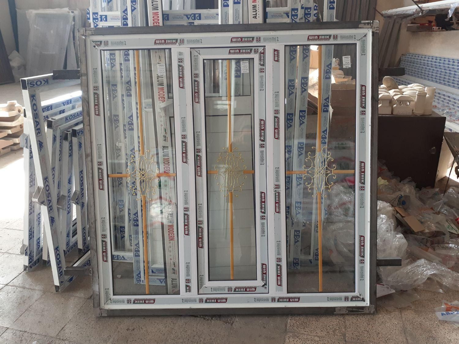 درب پنجره پیش ساخته حمام وسرویس pvc وupvcوین شیک|مصالح و تجهیزات ساختمان|کرمانشاه, |دیوار