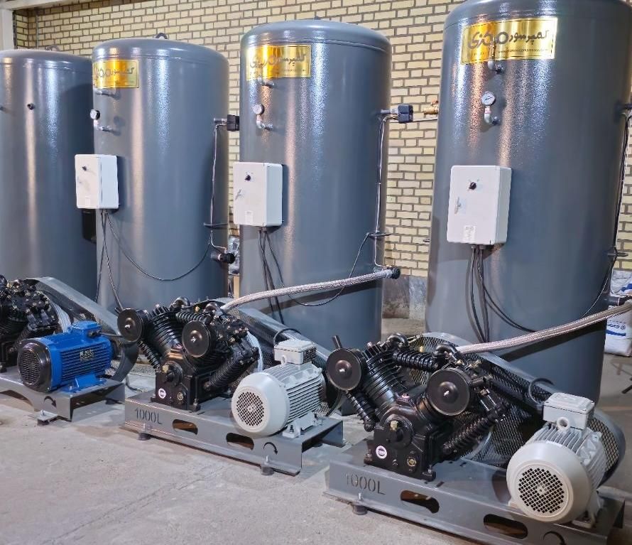 کمپرسور باد پمپ باد ۱۰۰۰ لیتری پیستونی|ماشینآلات صنعتی|تهران, فتح|دیوار