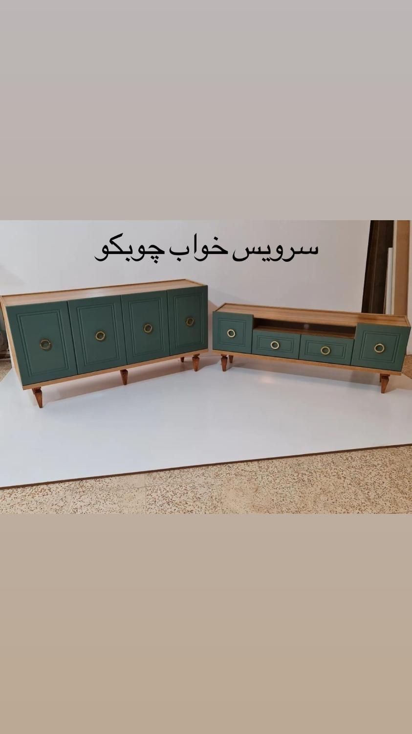 کنسول میز تلویزیون چوبکو|بوفه، ویترین، کنسول|مشهد, الهیه|دیوار