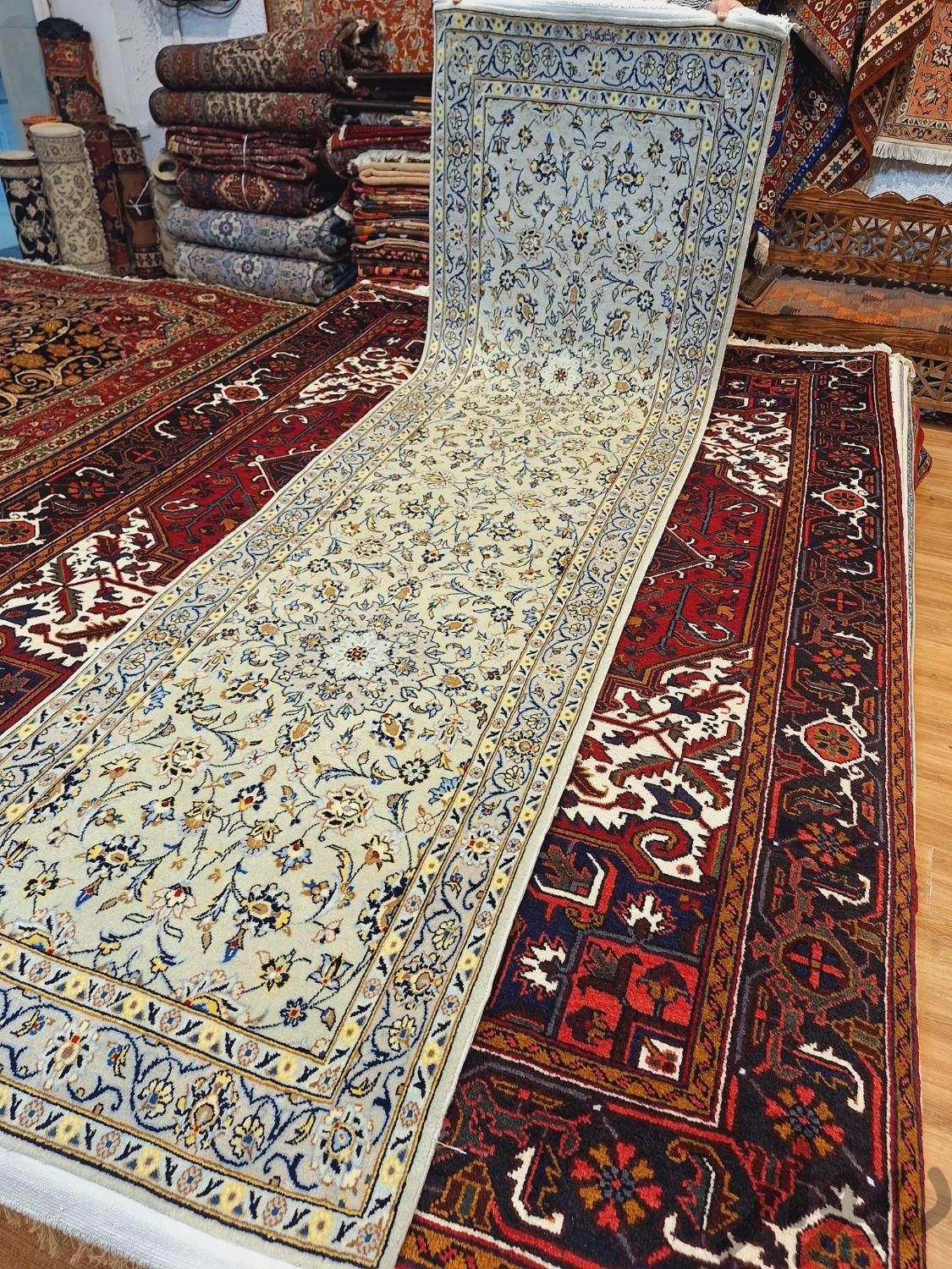 کناره دستباف زمینه سدری کاشان|فرش|تهران, اکباتان|دیوار