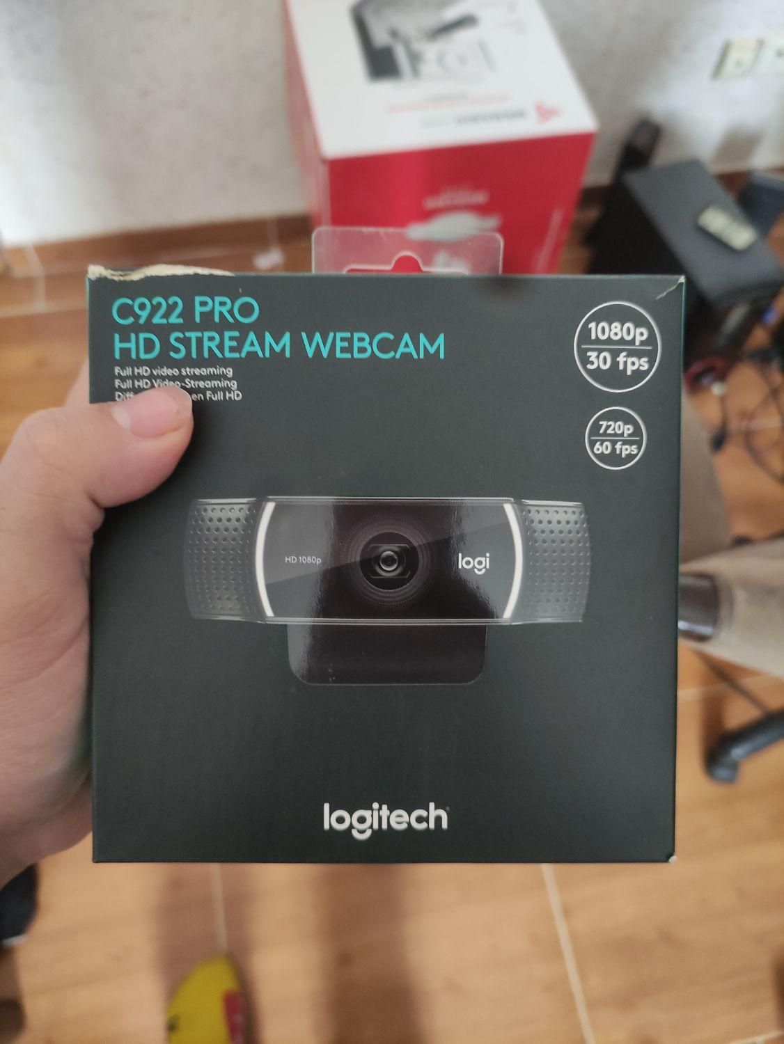 وب کم لاجیتک c922 pro استفاده نشده|قطعات و لوازم جانبی رایانه|بندر انزلی, سید آسیه|دیوار