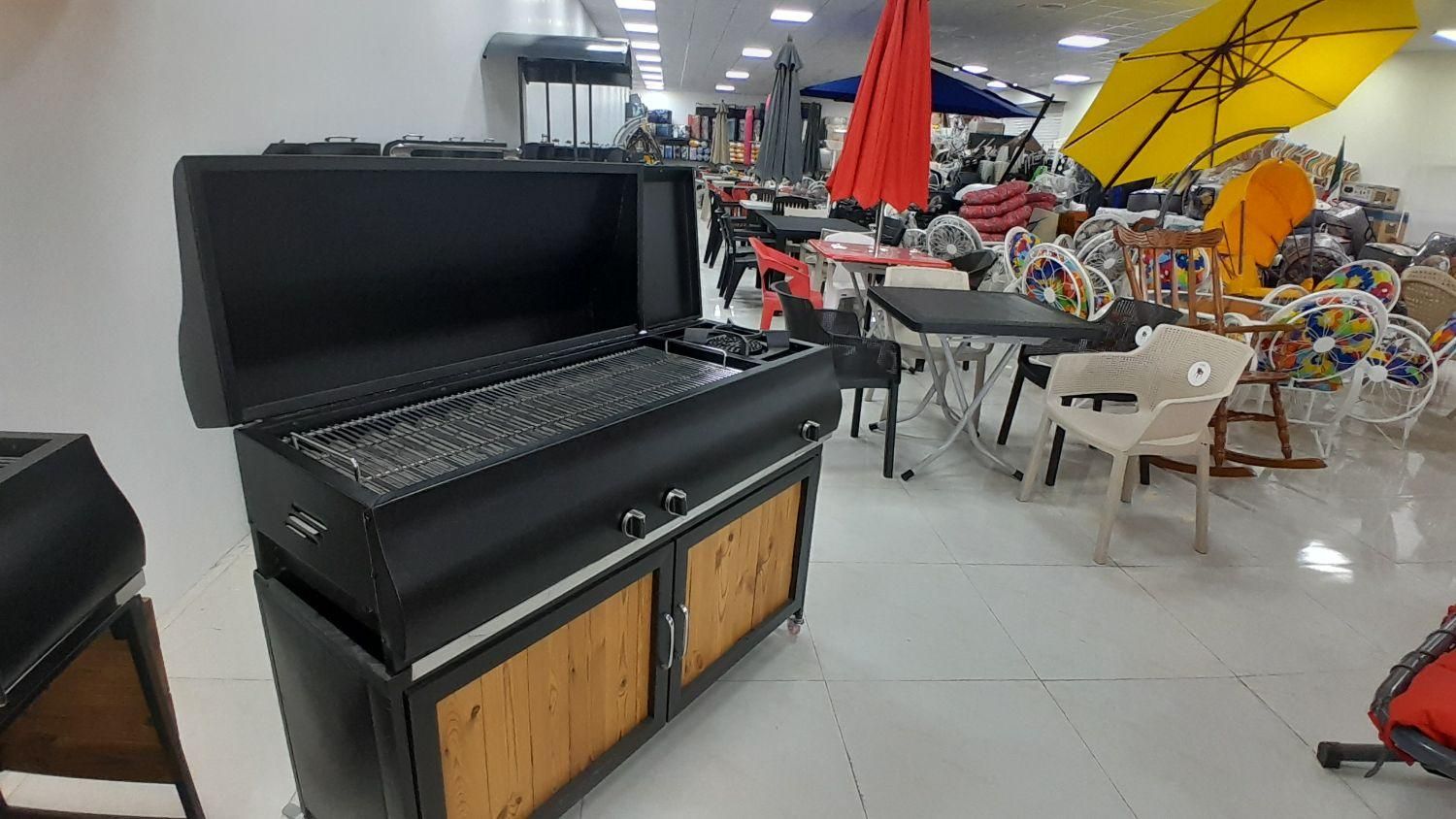 باربیکیو کبابپز شرکتی پلوپز دار ۱۲۰ سانت|اجاق گاز و لوازم برقی پختوپز|چهارباغ, |دیوار