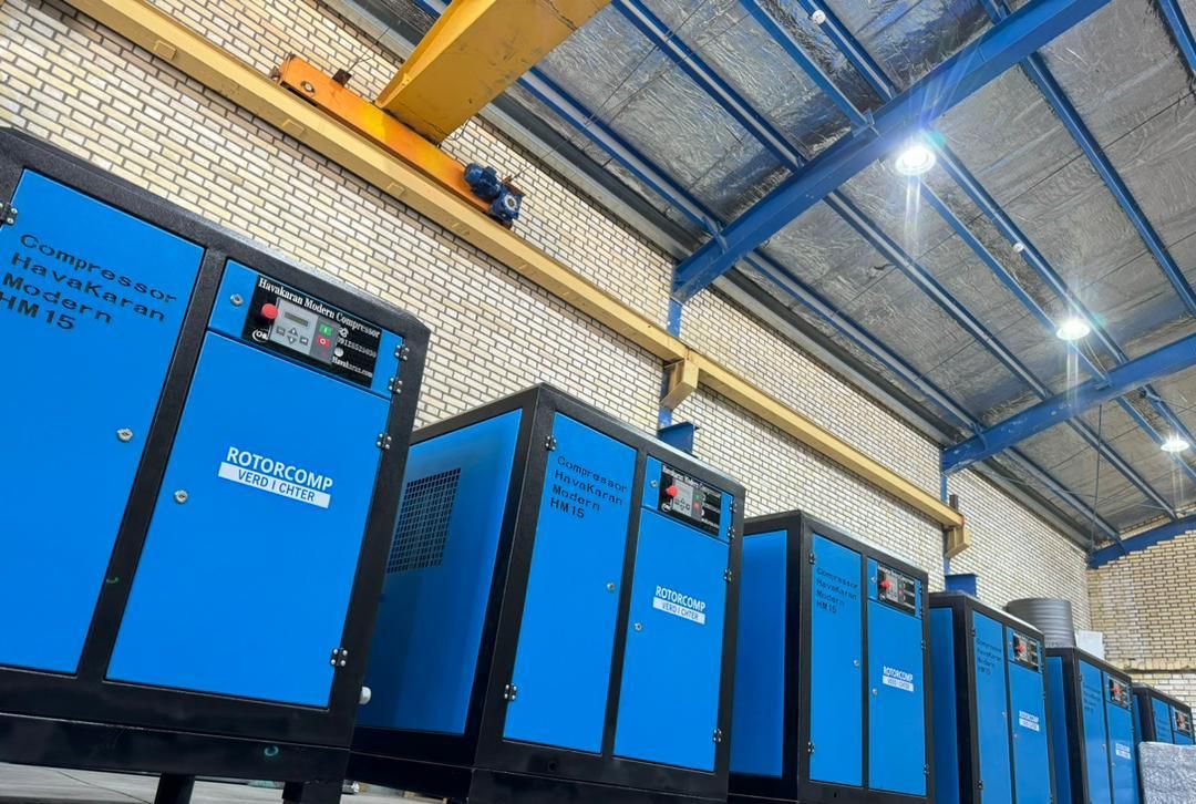 کمپرسور هواکاران اسکرو مدل HM125 بوستر|ماشین‌آلات صنعتی|قم, نخودی|دیوار