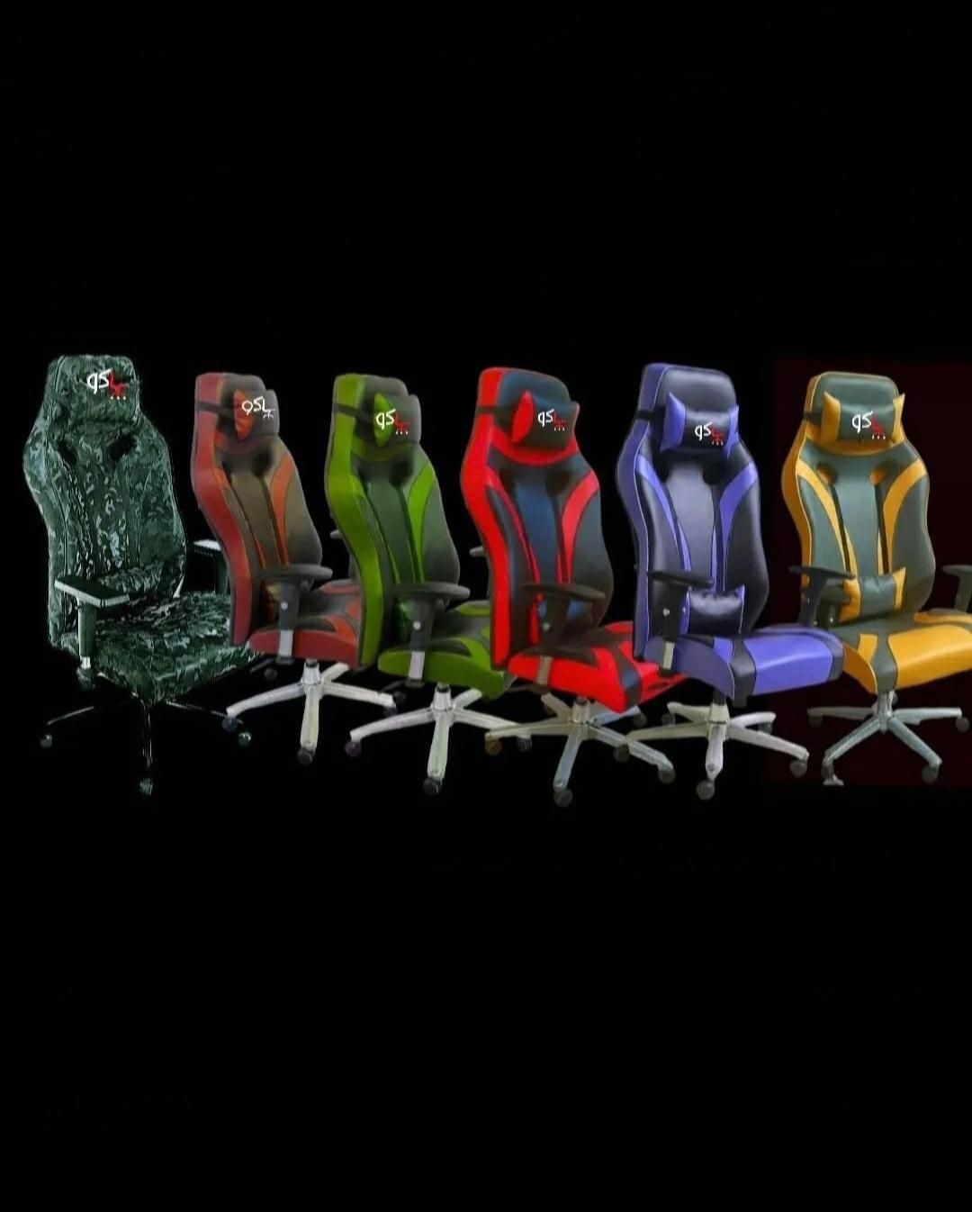 صندلی اداری چرخدار گردان و کامپیوتر|صندلی و نیمکت|مشهد, طلاب|دیوار