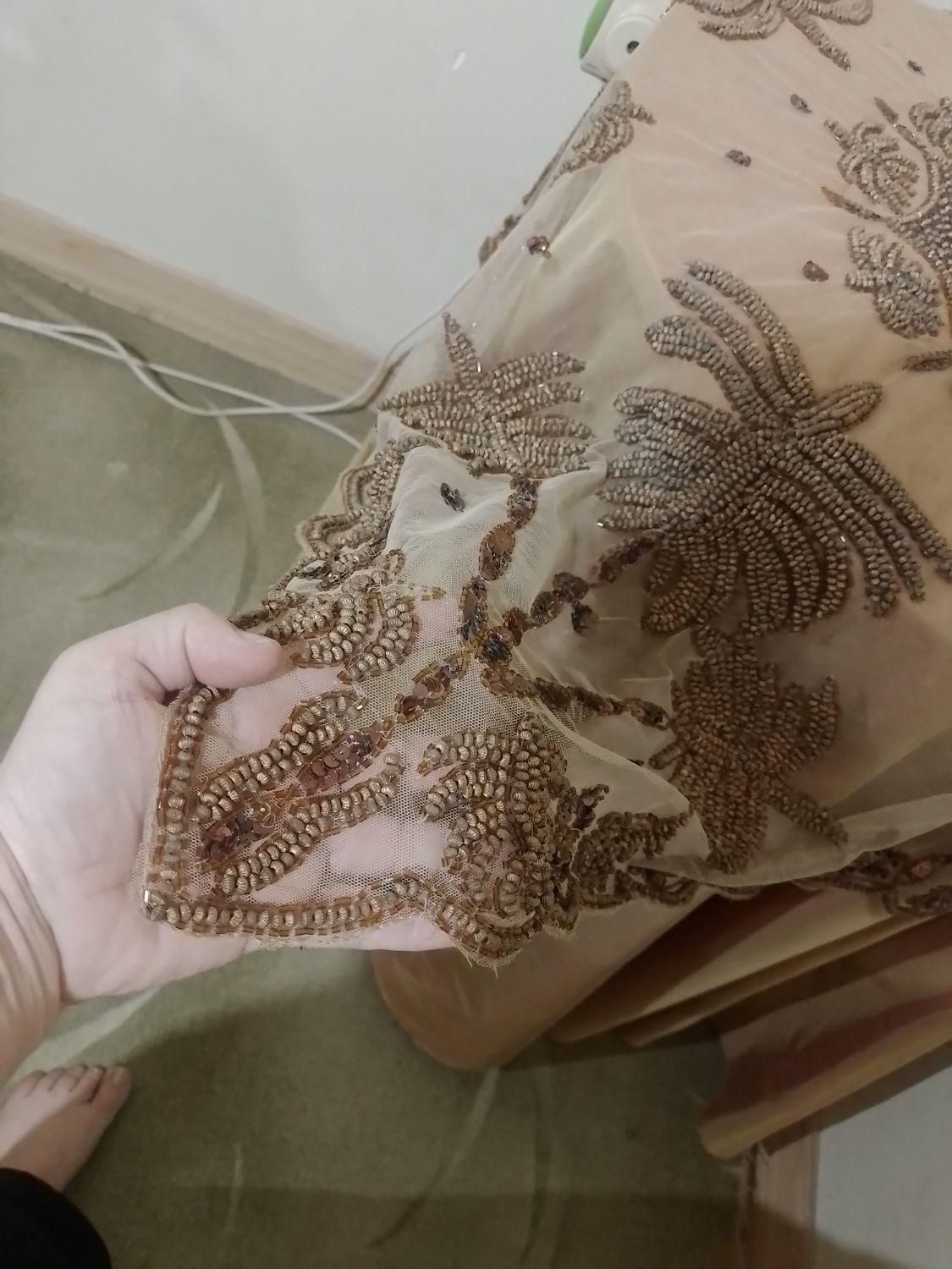 میز خاطره بادوتا روکش گیپور سنگ دوزی وساتن|میز تلفن|گرگان, |دیوار