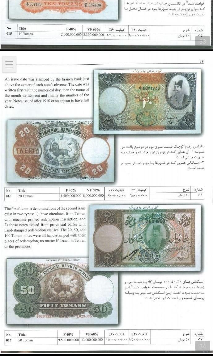 کتاب راهنمای اسکناس ایران سال ۱۴۰۴|کلکسیون سکه، تمبر، اسکناس|تهران, دروس|دیوار