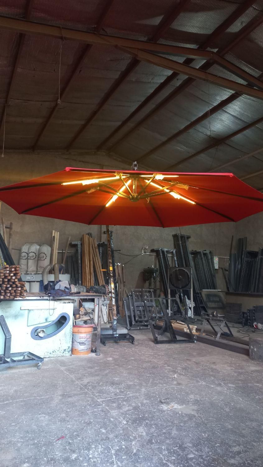 سایبان وچتر آذین پرتابل|کوهنوردی و کمپینگ|خاوران, |دیوار