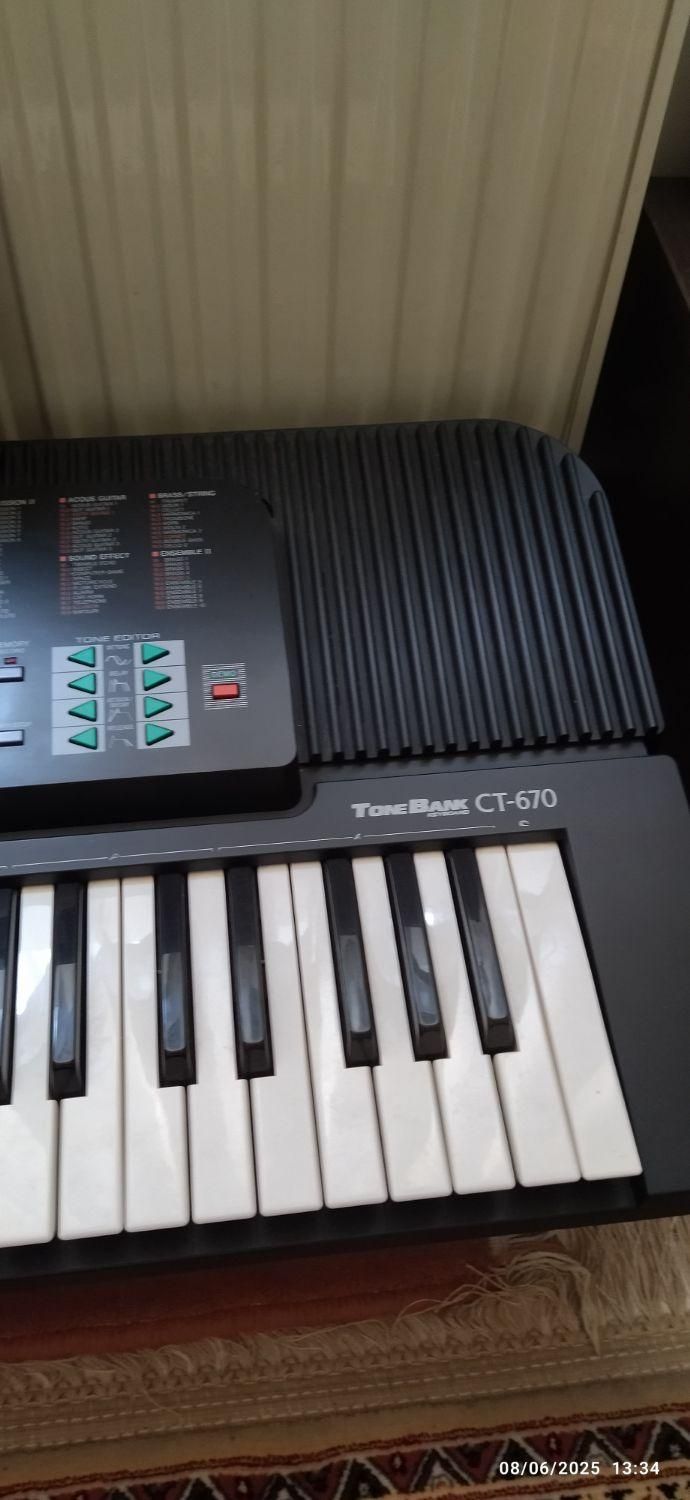 نوترین کیبورد ctk670 ژاپن|پیانو، کیبورد، آکاردئون|پرند, |دیوار