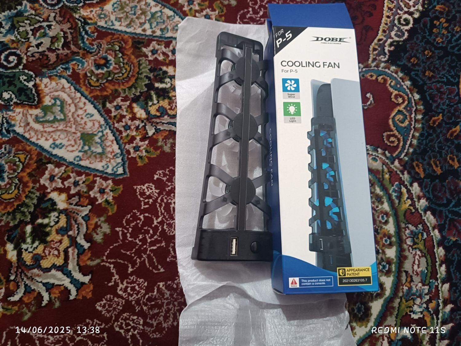 فن خنک کننده پی اس فایو عادی|کنسول، بازی ویدئویی و آنلاین|اهواز, کمپلو جنوبی|دیوار