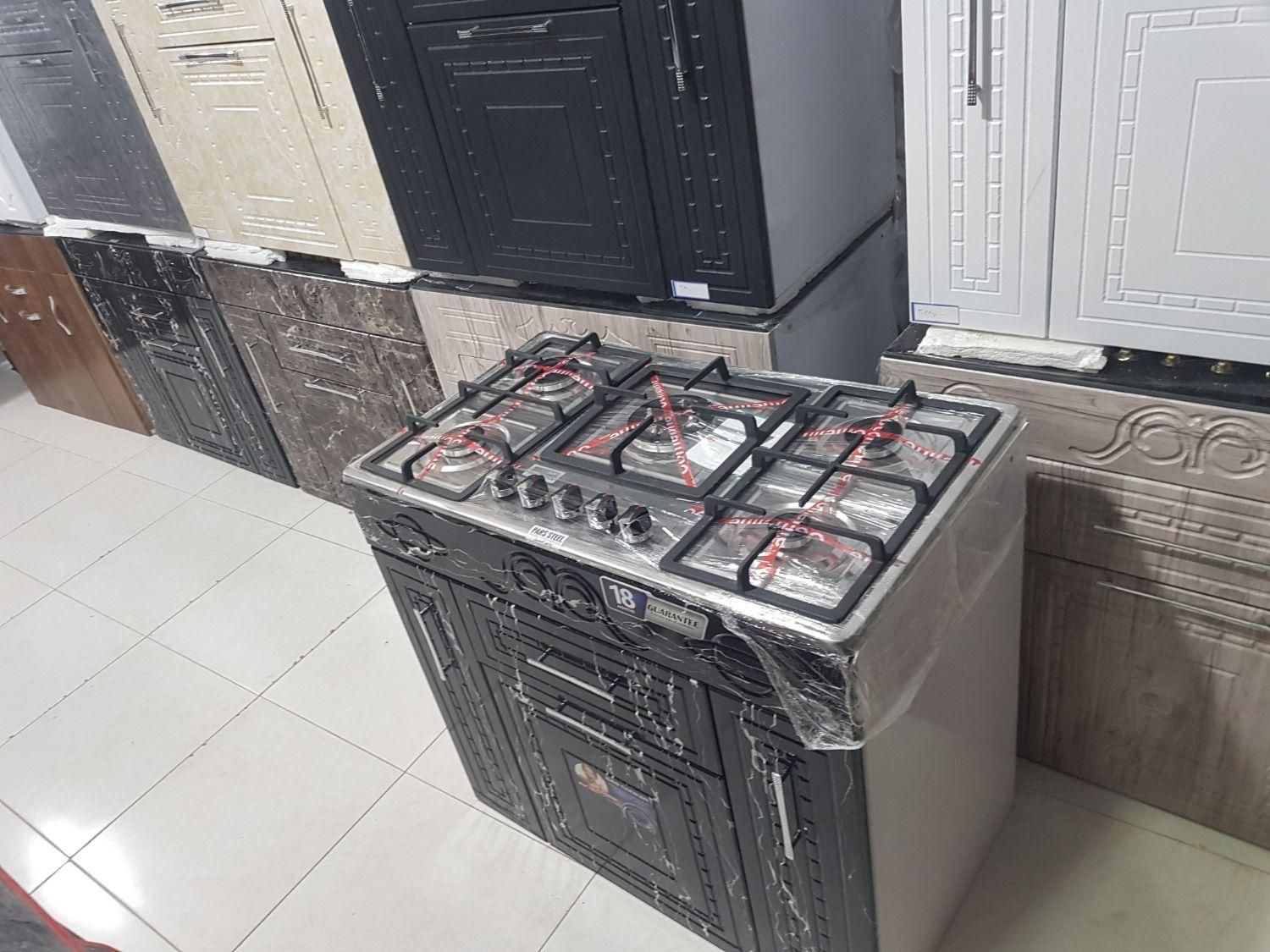 اجاق گاز ۵ شعله صفحه شیشه ممبران/آکبند|اجاق گاز و لوازم برقی پخت‌وپز|اراک, |دیوار