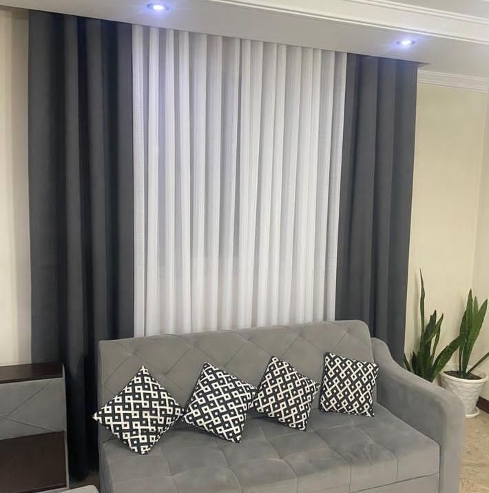 ترکیب زیبای کتان نازک و پارچه هازان در همه رنگ|پرده، رانر، رومیزی|تبریز, |دیوار