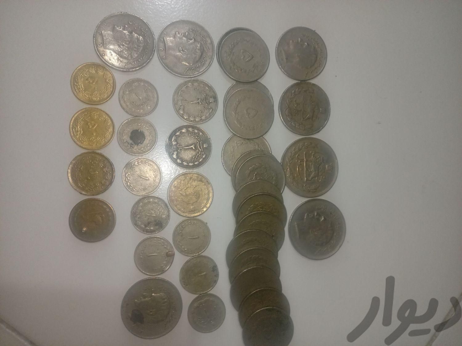 فروش یکجا تعدادی سکه دوران پهلوی|سکه، تمبر و اسکناس|ساری, |دیوار