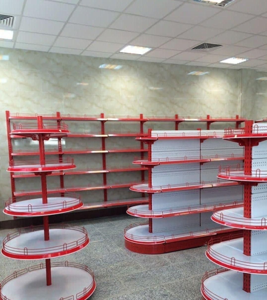 انواع قفسه های ساده/ مارکتی/نبشی|فروشگاه و مغازه|کرمان, |دیوار