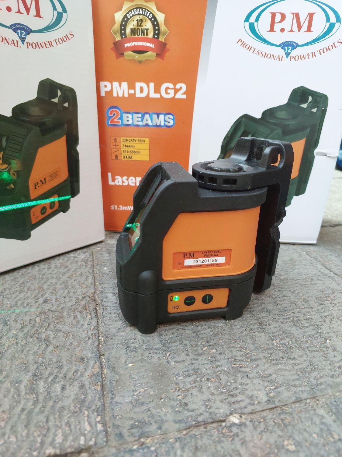 تراز لیزری ۲ خط سبز پی ام با ضمانت تعویض دیوالت|ابزارآلات|شیراز, بازار|دیوار