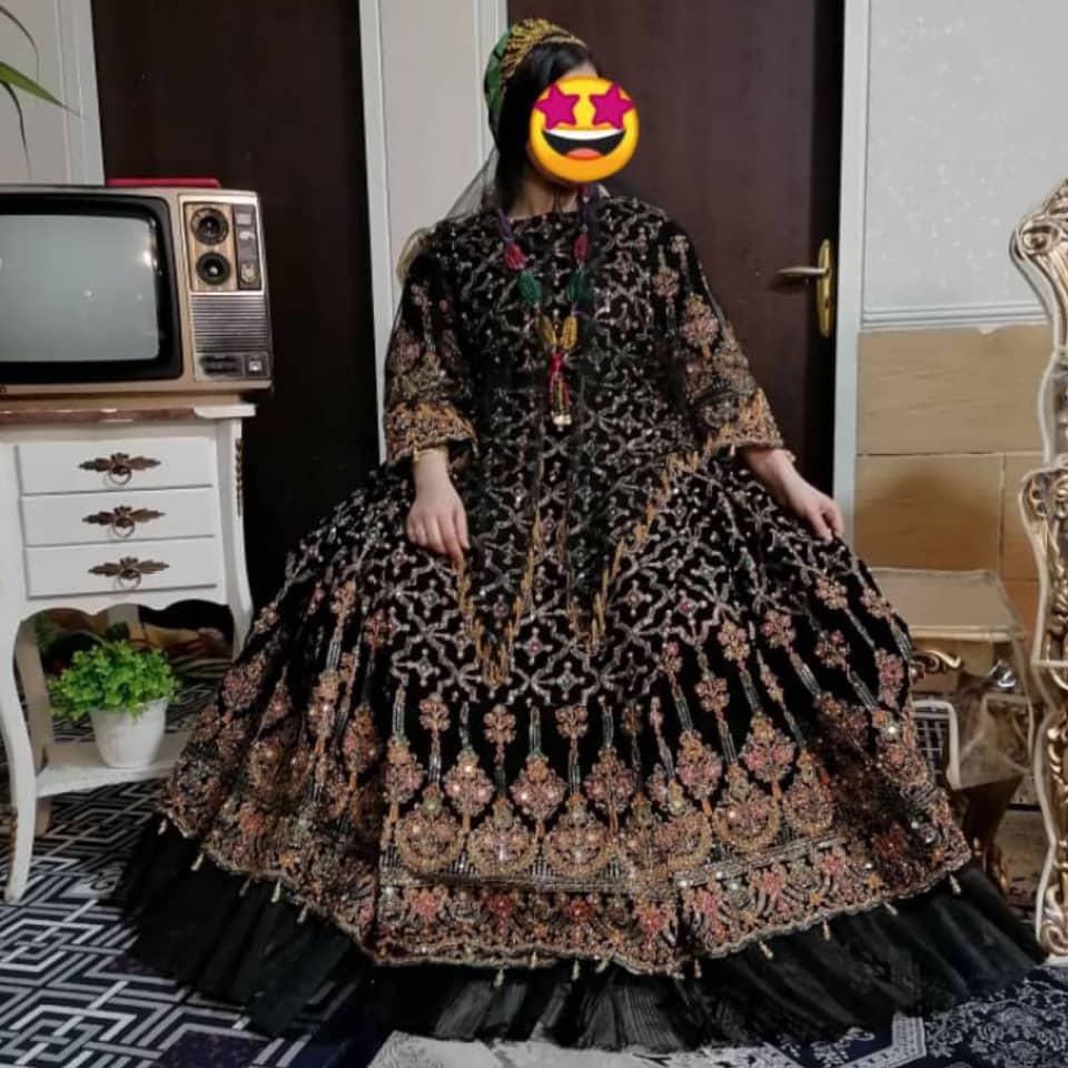 کرایه لباس محلی پر کار جدید در سه رنگ (پارت سوم)|لباس|شیراز, شاهچراغ|دیوار