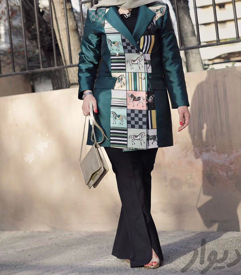 مانتو مزونی ژاکارد فری سایز ۳۸ تا ۴۲|لباس|تهران, میرداماد|دیوار