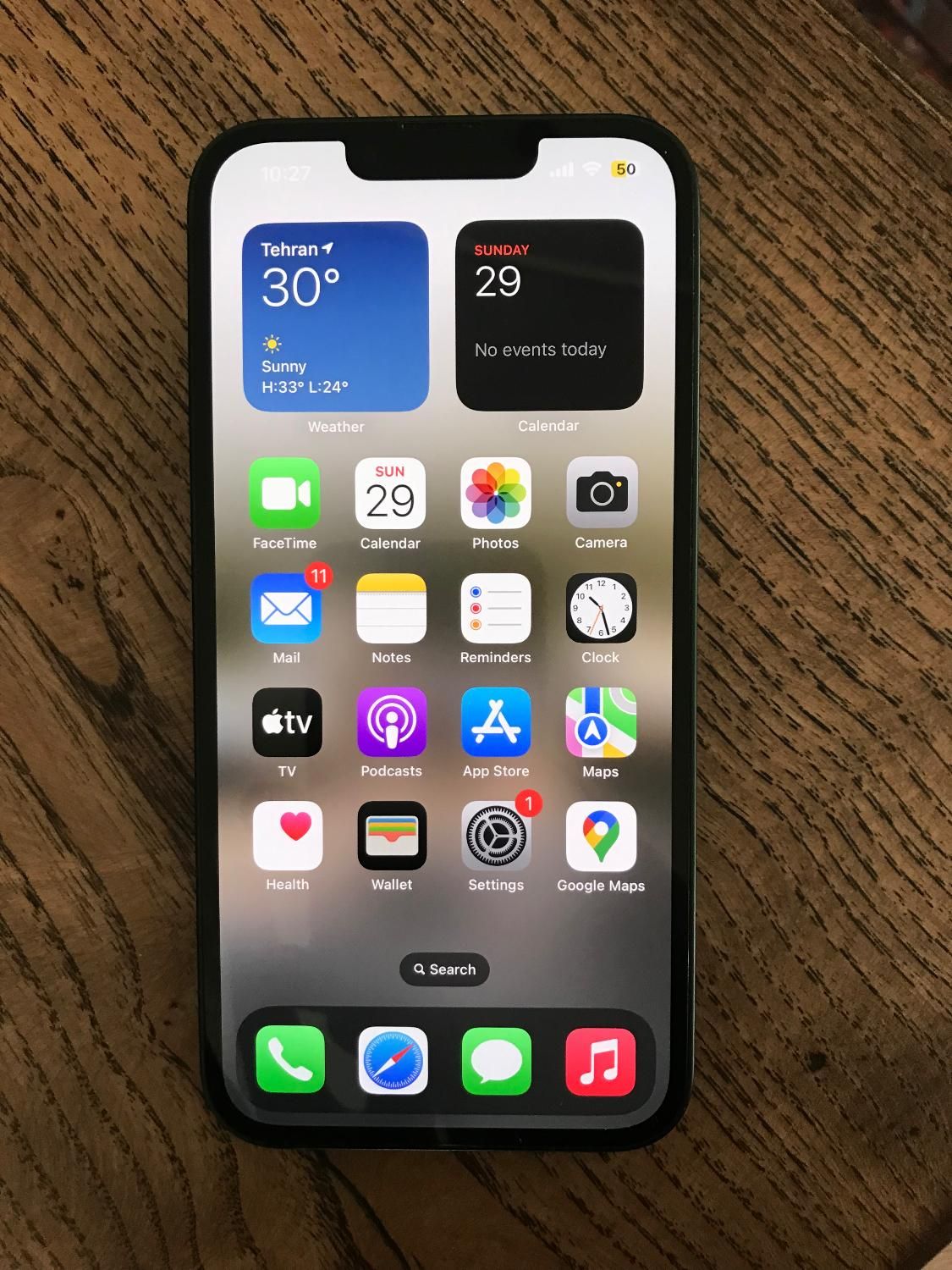 اپل iPhone 13 با حافظهٔ ۱۲۸ گیگابایت|موبایل|تهران, آجودانیه|دیوار