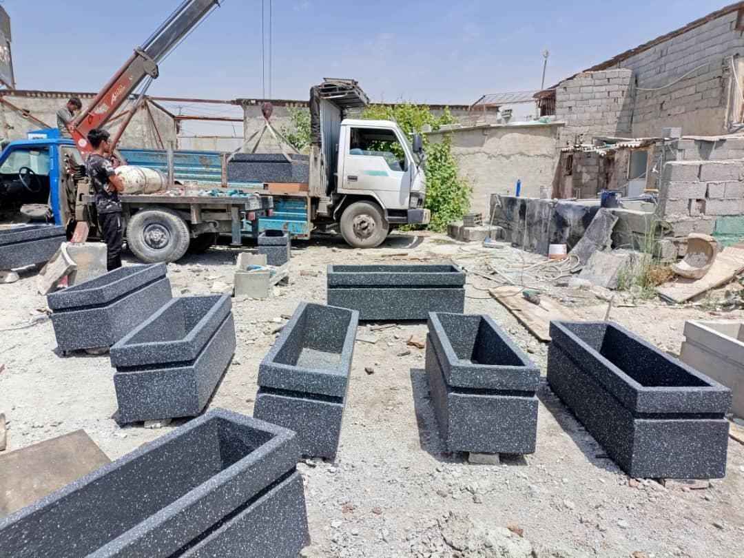 گلدان سیمانی سنگین کوروش ضد سرقت آبنما مفتولی|مصالح و تجهیزات ساختمان|تهران, خلیج فارس|دیوار