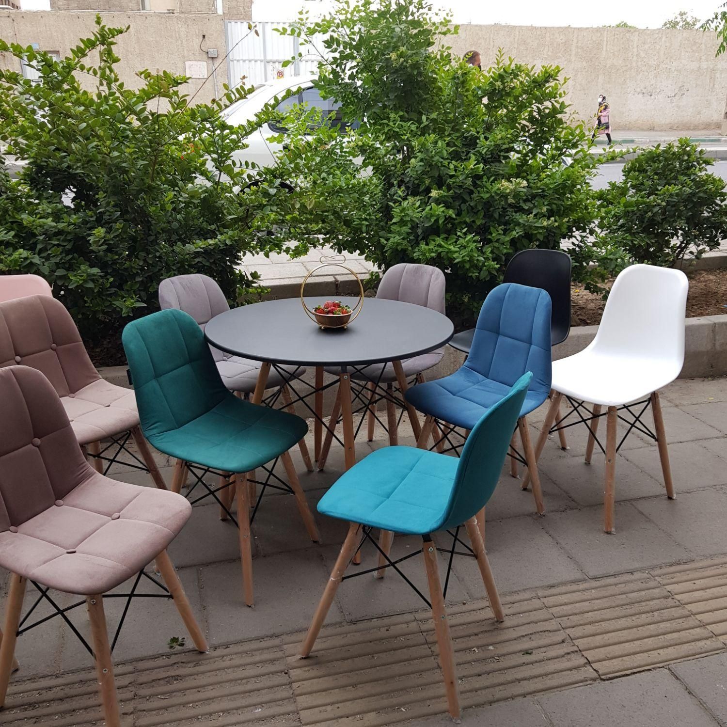 میز ناهار خوری وصندلی پارچه ای|میز و صندلی غذاخوری|کرج, حصارک بالا|دیوار