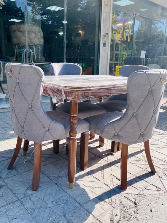 میز و صندلی ناهارخوری نهارخوری 4 نفره لوکاس|میز و صندلی غذاخوری|کرمانشاه, |دیوار