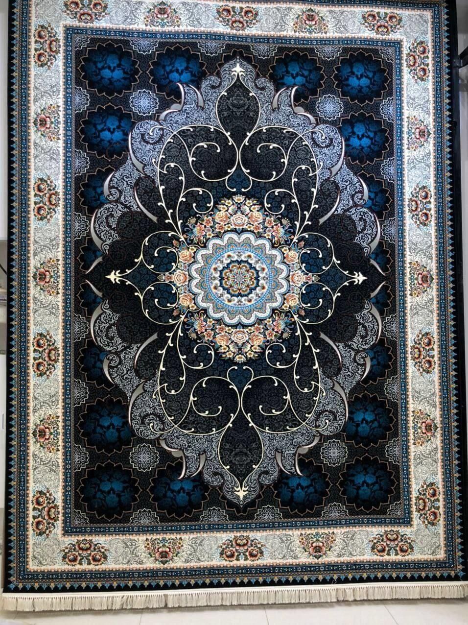 آکبند مناسب برای جهازیه 12متری 700شانه 8عدد فرش آبی طوسی|فرش|اردبیل, |دیوار