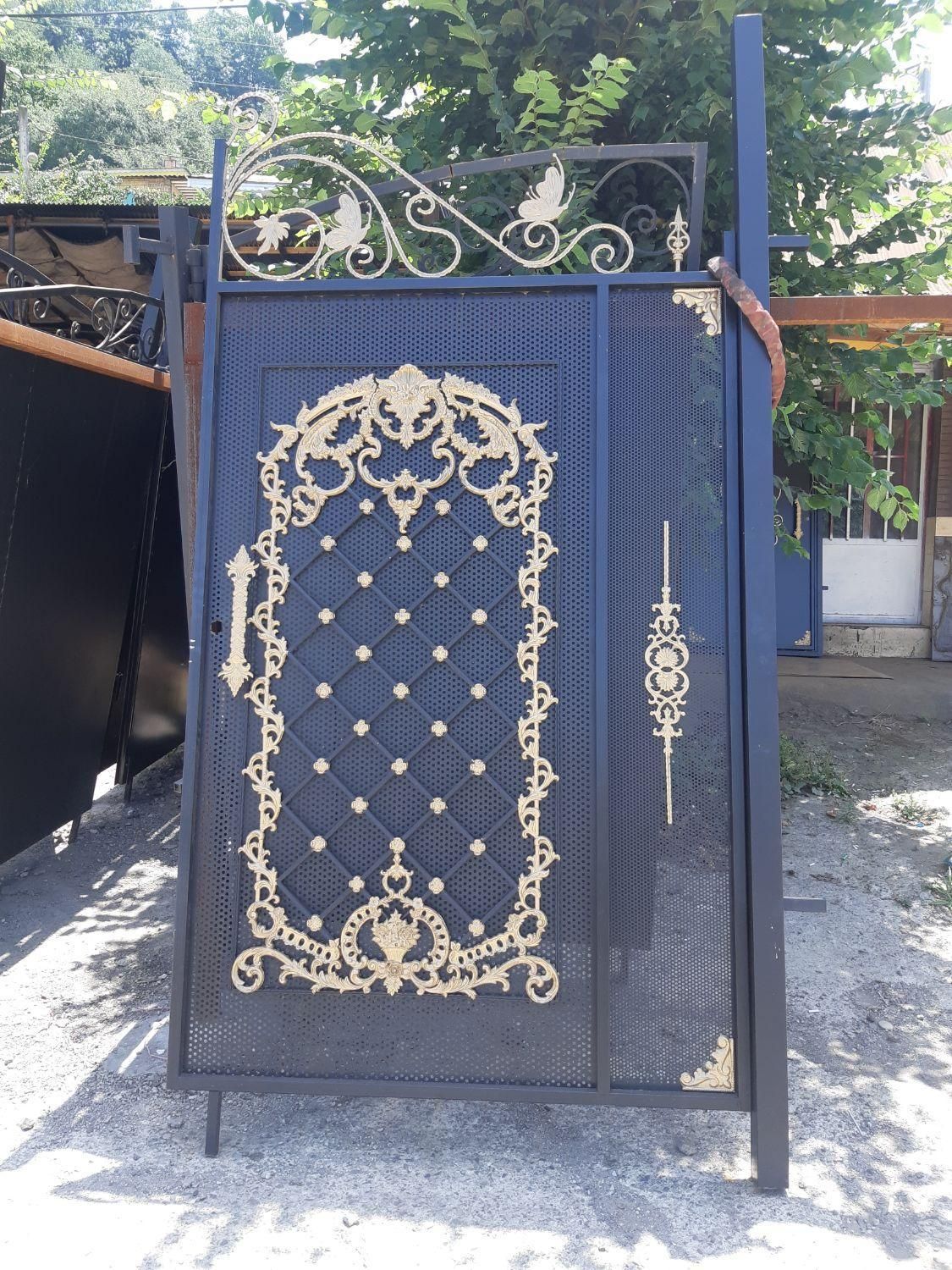 دروازه های حیاط درب ها ویلائی نو اهنی|مصالح و تجهیزات ساختمان|لاهیجان, آهندان|دیوار