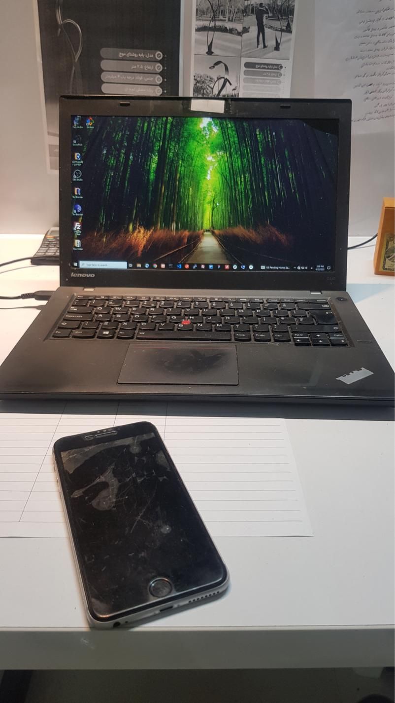 لپ تاپ لنوو Tinkpad T440|رایانه همراه|شیراز, باغ تخت|دیوار