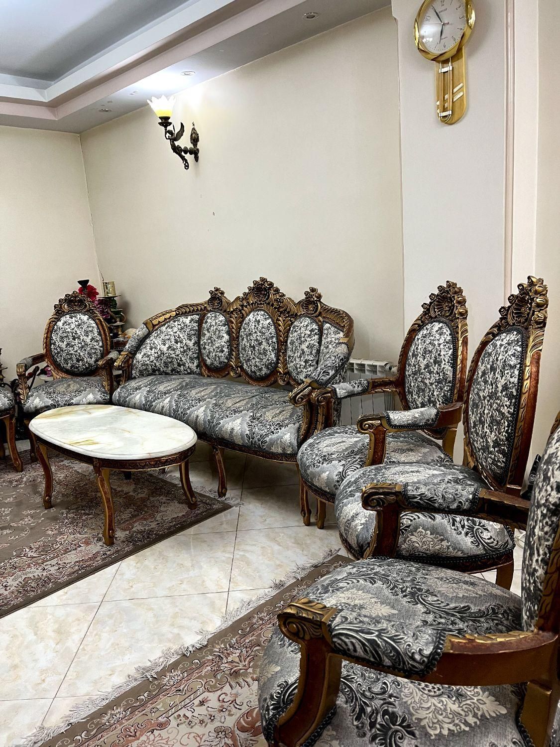 مبلمان استیل فرحی (اصل)|مبلمان خانگی و میز عسلی|تهران, مینای جنوبی|دیوار