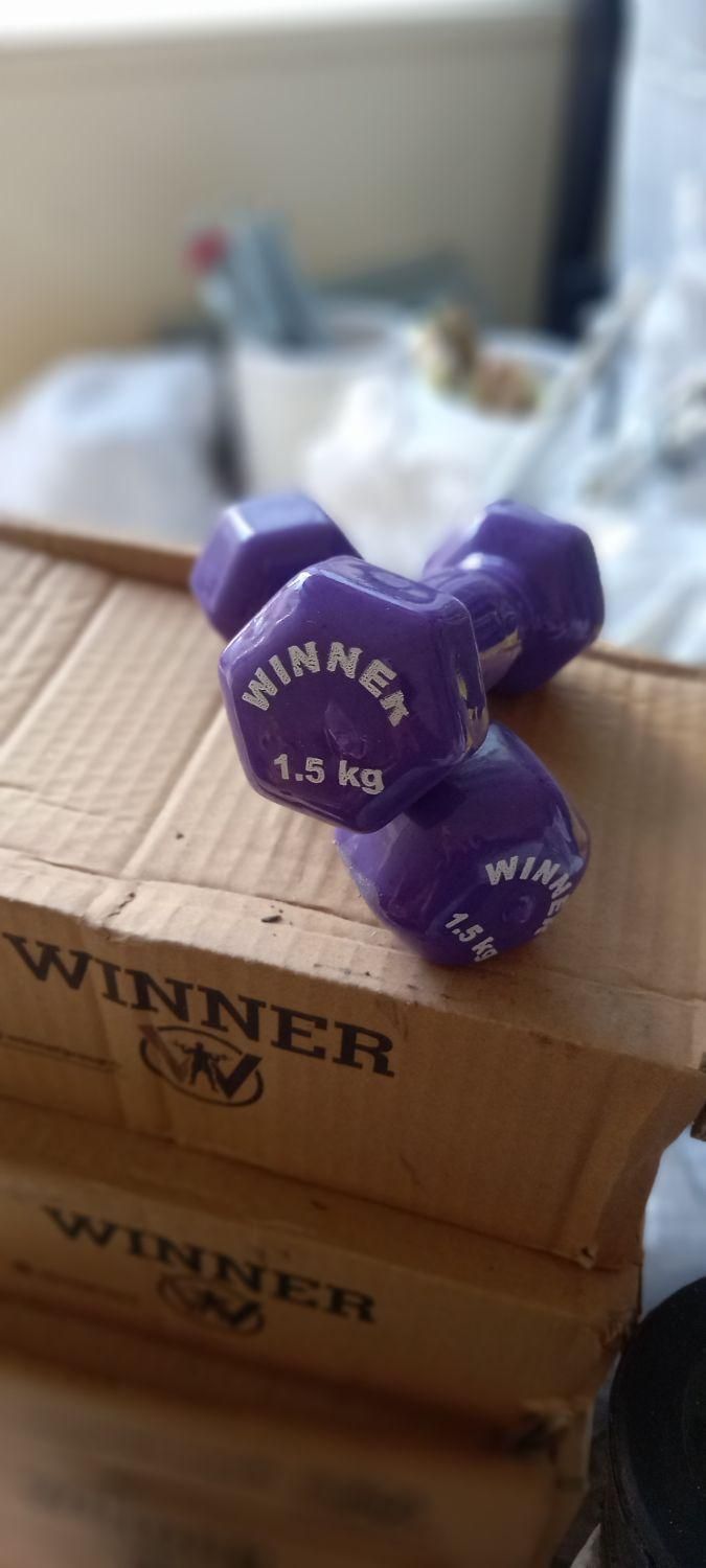 پخش دمبل رنگی بانوان و کتل بل و رک دمبل|تجهیزات ورزشی|تبریز, |دیوار