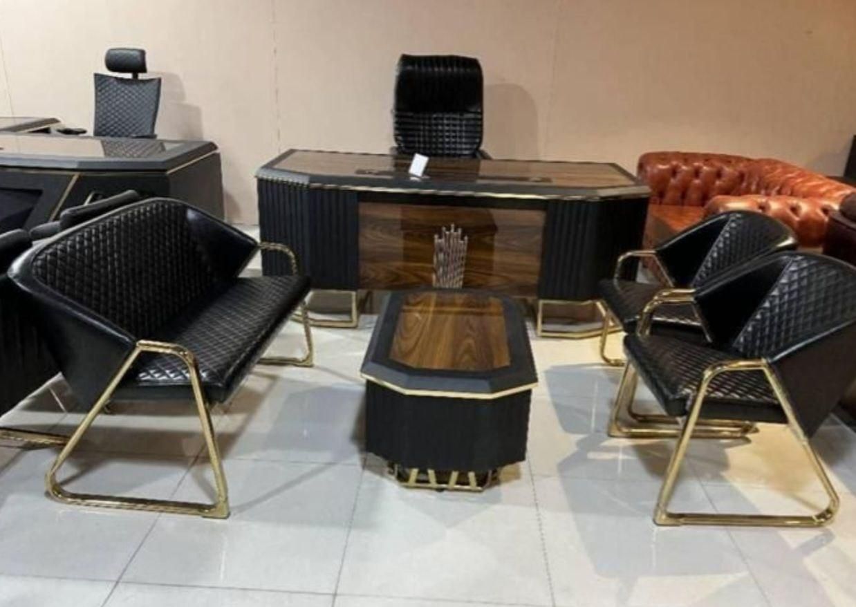 دیزاین دفتر میز مبل اداری شیک استیل کلاسیک کانتر|دفتر کار|یزد, |دیوار