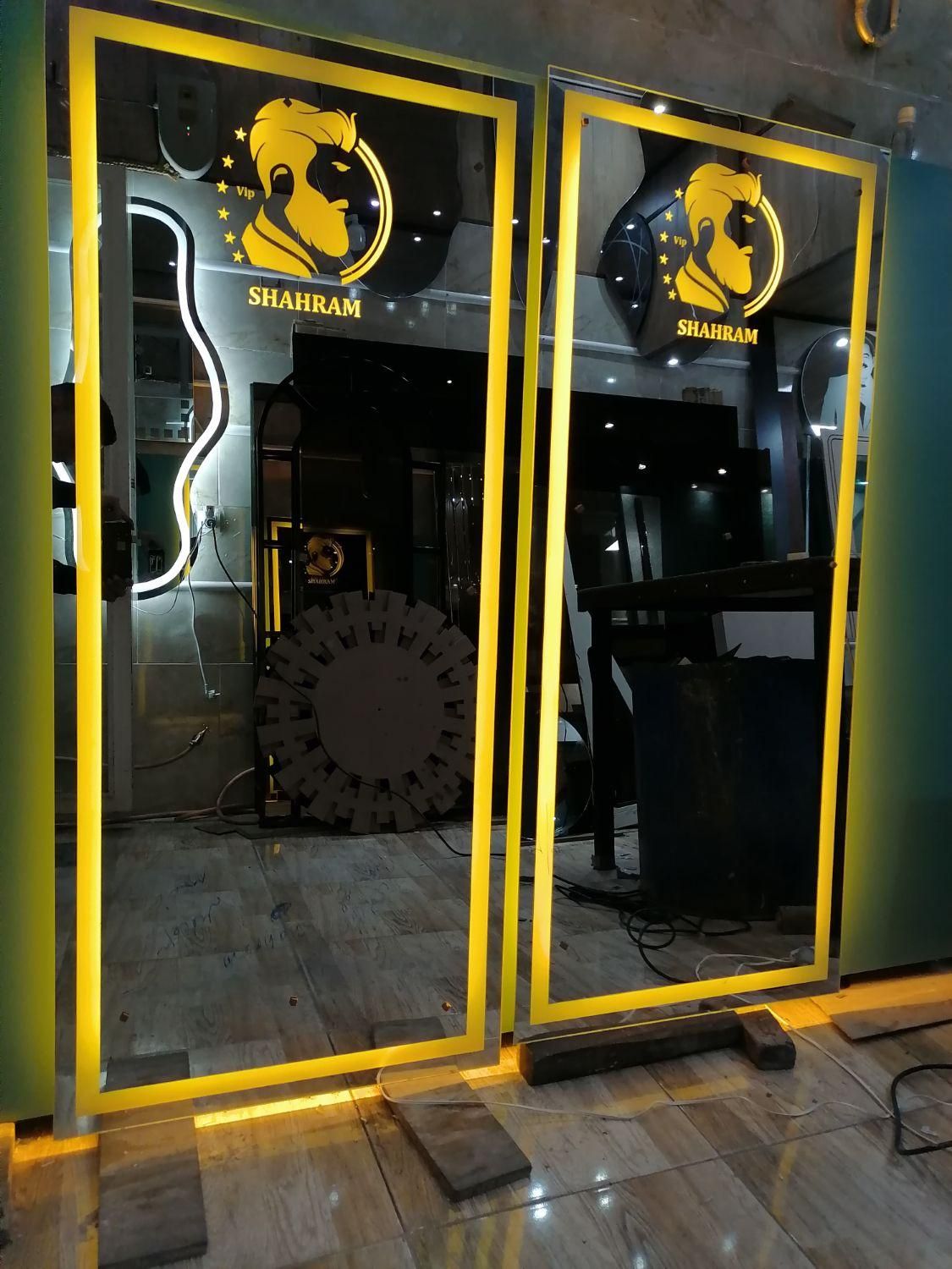 آینه چراغدار سندبلاست|آینه|ارومیه, |دیوار