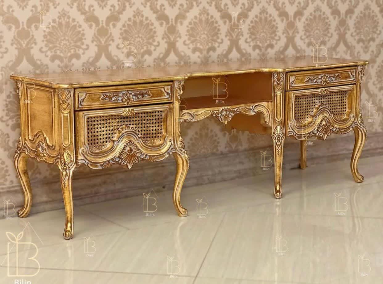 میزآینه و کنسول پذیرایی تمام چوب ومیز تی وی چوبی|بوفه، ویترین، کنسول|تهران, یافت آباد جنوبی|دیوار