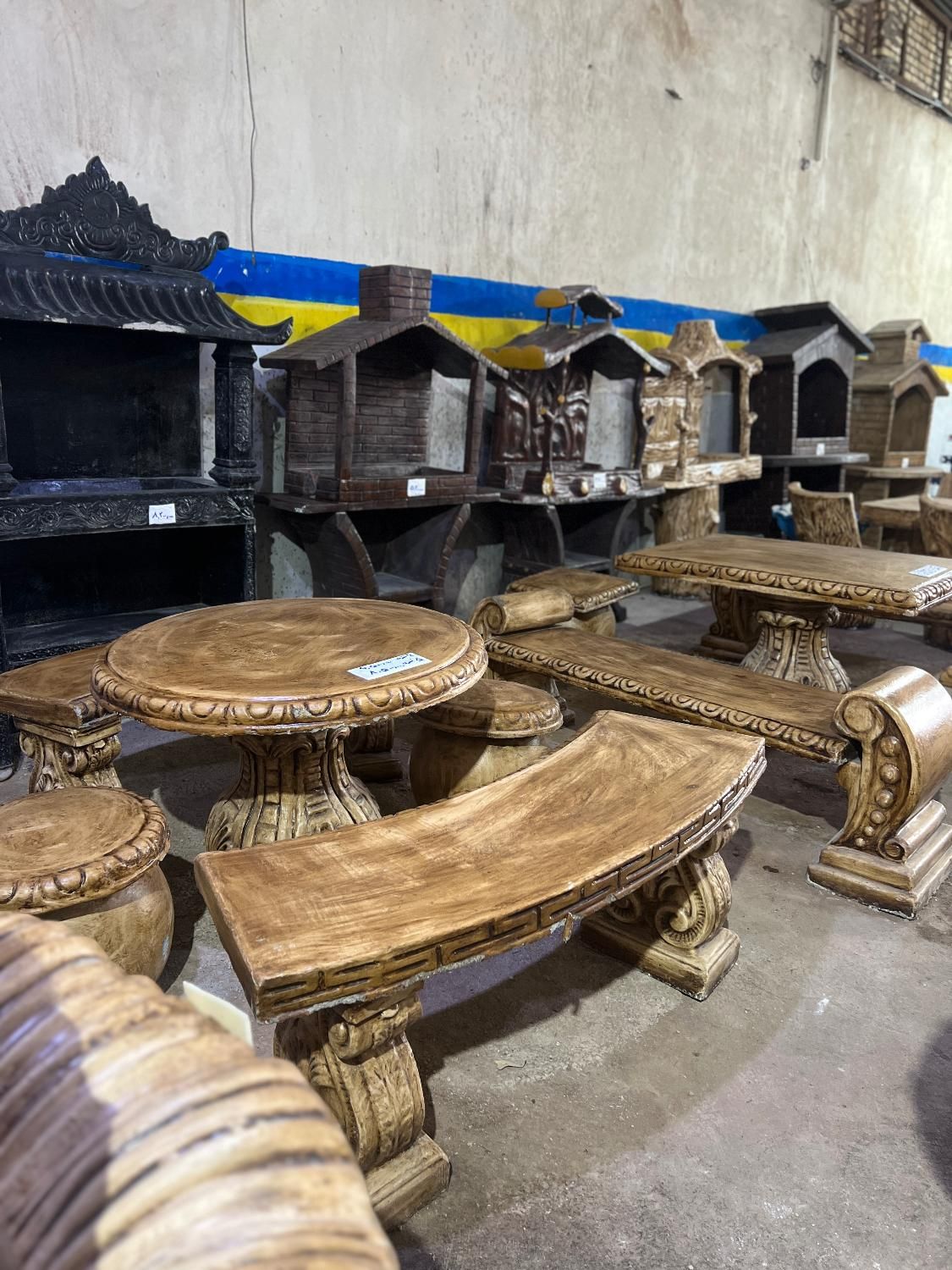 نیمکت میز صندلی|مبلمان خانگی و میز عسلی|رامسر, |دیوار