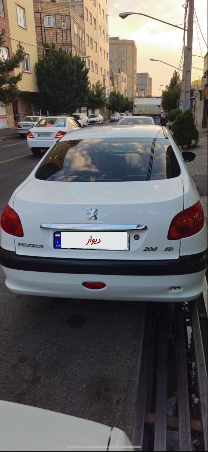 پژو 206 SD V8، مدل ۱۳۹۸|خودرو سواری و وانت|تبریز, |دیوار