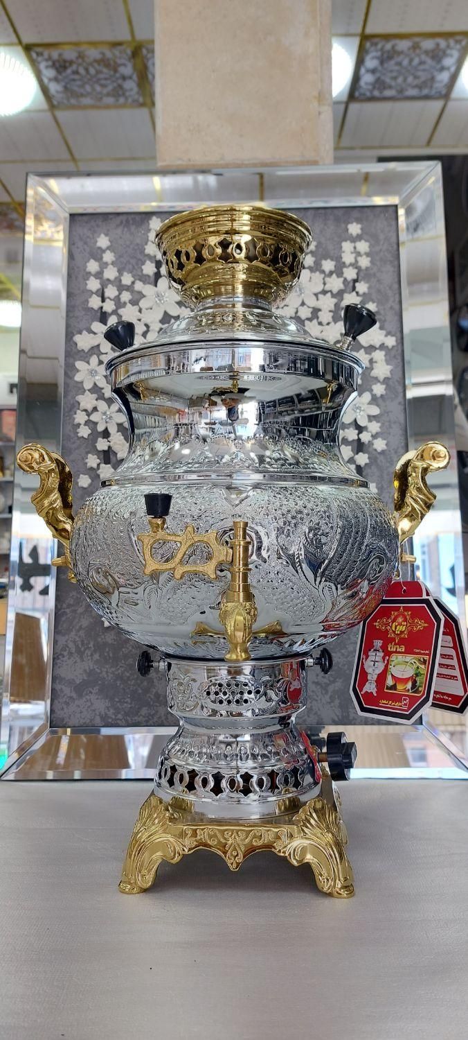 سماورضخیم باضمانت تعویض|سماور، چایساز، قهوهساز|قم, نیروگاه|دیوار