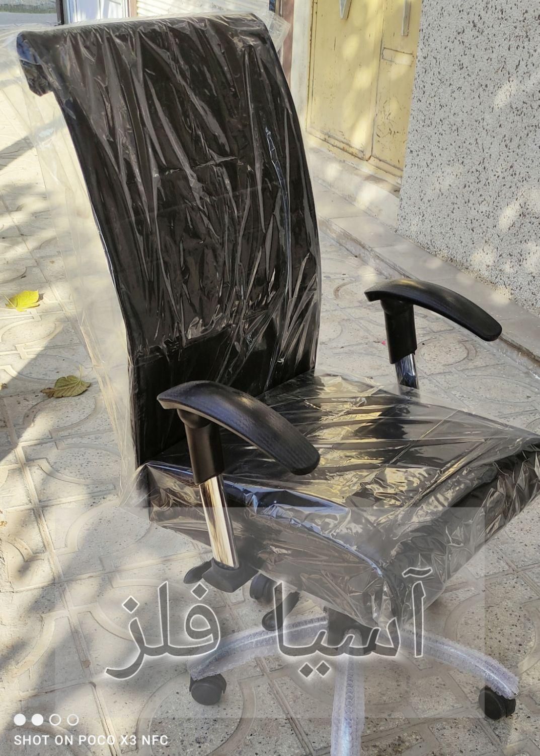 صندلی اداری.کرکره ای .جک دار مشکی.رنگ بندی|مبلمان اداری|چهاردانگه (تهران), |دیوار