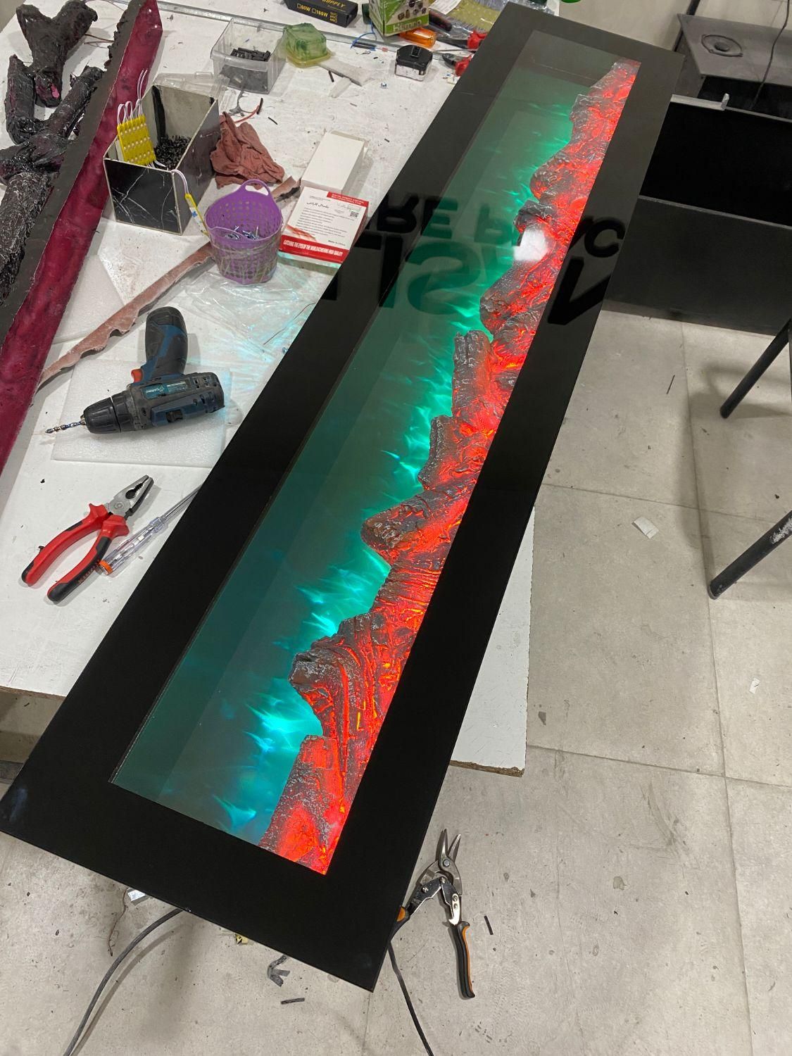 شومینه/ برقی/ال سی دی|بخاری، هیتر، شومینه|آستارا, |دیوار