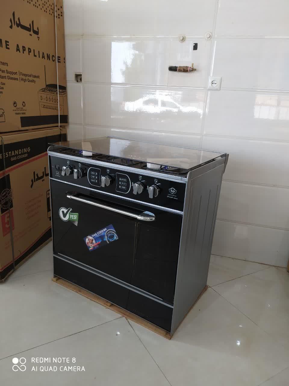 اجاق گاز طرح فر ۵شعله آکبند نو(لوازم خانگی ماهان)|اجاق گاز و لوازم برقی پختوپز|سمنان, |دیوار