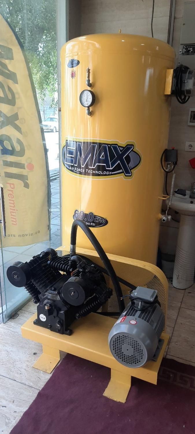 پمپ باد کمپرسور شرکتی Max air|ماشین‌آلات صنعتی|تهران, شهرک شریفی|دیوار