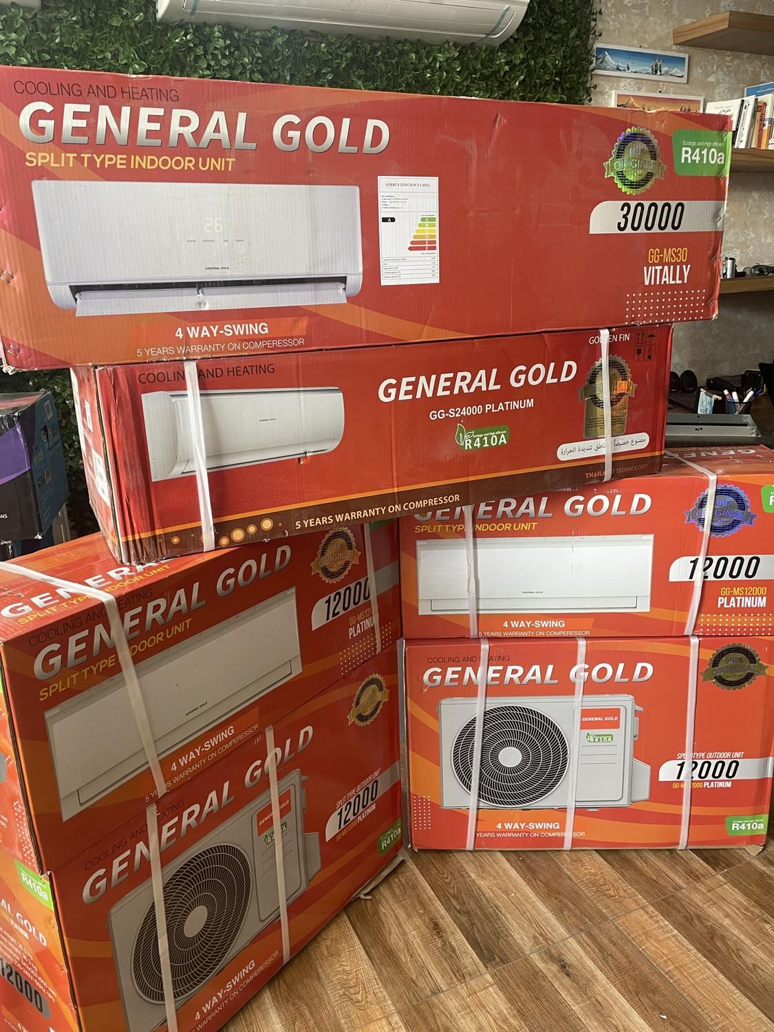 کولر گازی جنرال گلد۱۸ هزار مدل GG.S18000 PLATINIUM|کولر گازی و فن‌کوئل|کرج, گوهردشت|دیوار