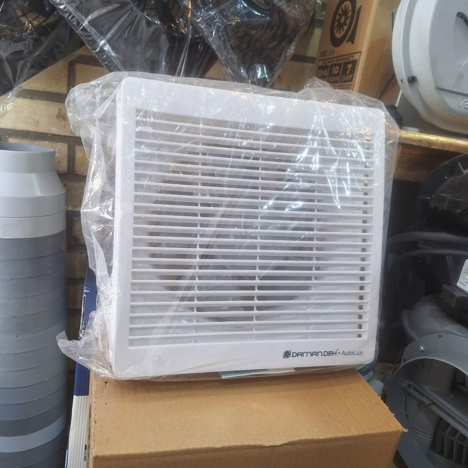 فن هواکش دریچه دار آرایشگاه و آشپزخانه|پنکه و تصفیهکنندهٔ هوا|اصفهان, شیخ اشراق|دیوار